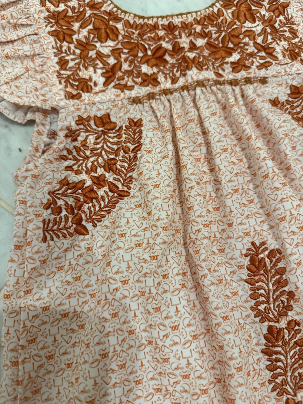 Six honeybees UT Longhorn dress 3T